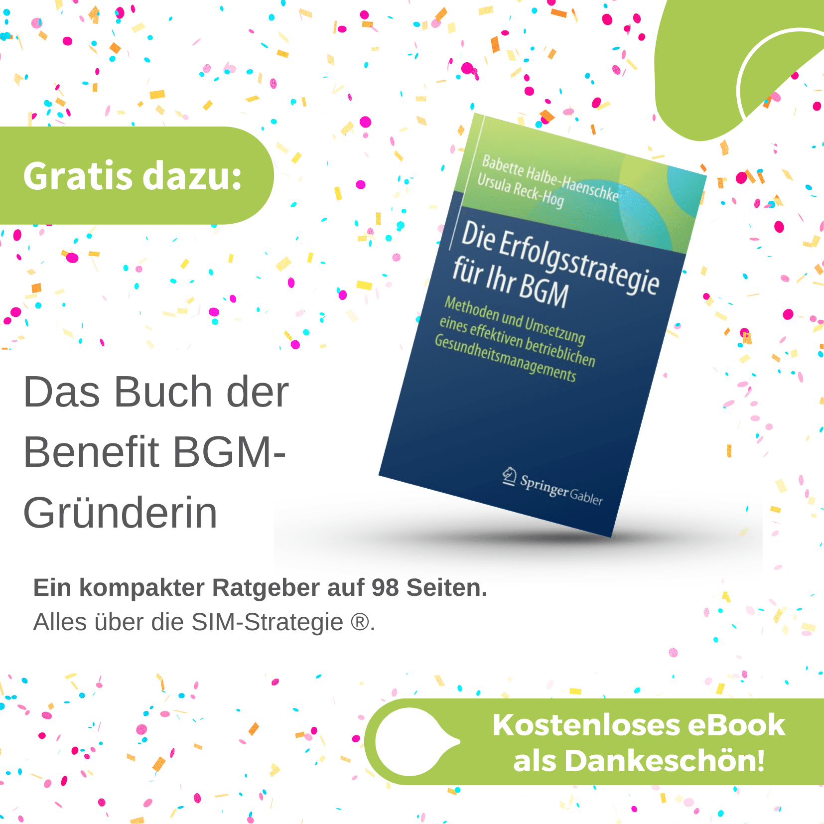 BGM-Ratgeberbuch von Benefit BGM Gründerin und Geschäftsführerin Babette Halbe-Haenschke. Downloadbar als eBook.